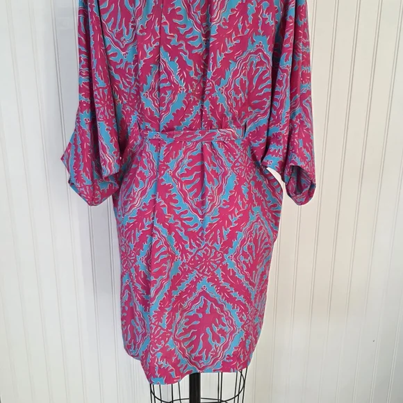Lilly Pulitzer Boho Tunic Dress  Embellished V-Neck Size XS - Picture 7 of 14
